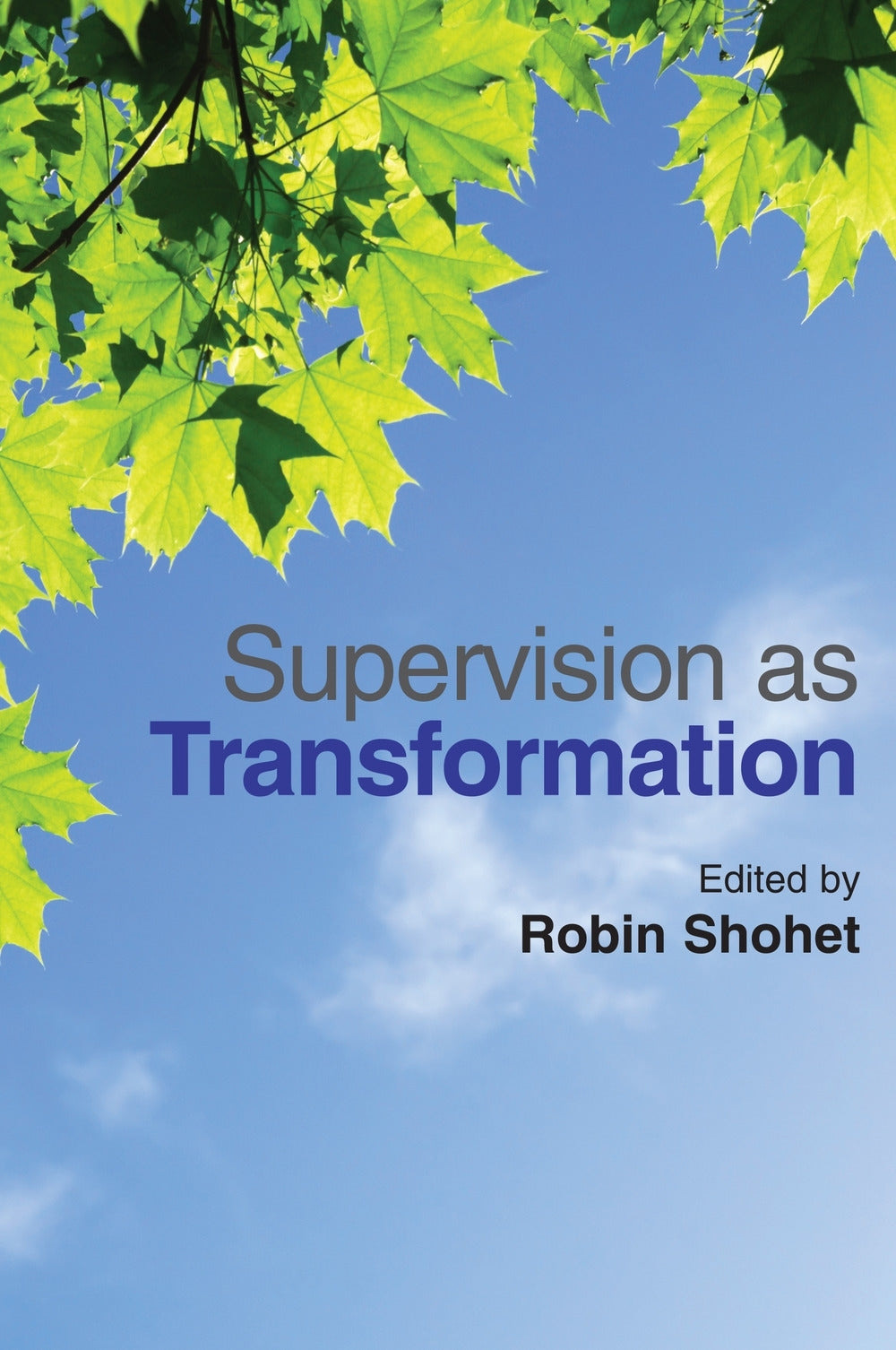 Supervision as Transformation by No Author Listed, Robin Shohet, Ben Fuchs