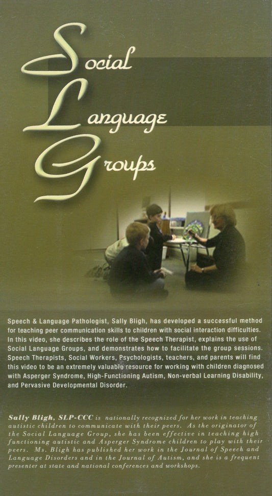 Social Language Groups by Sally Bligh